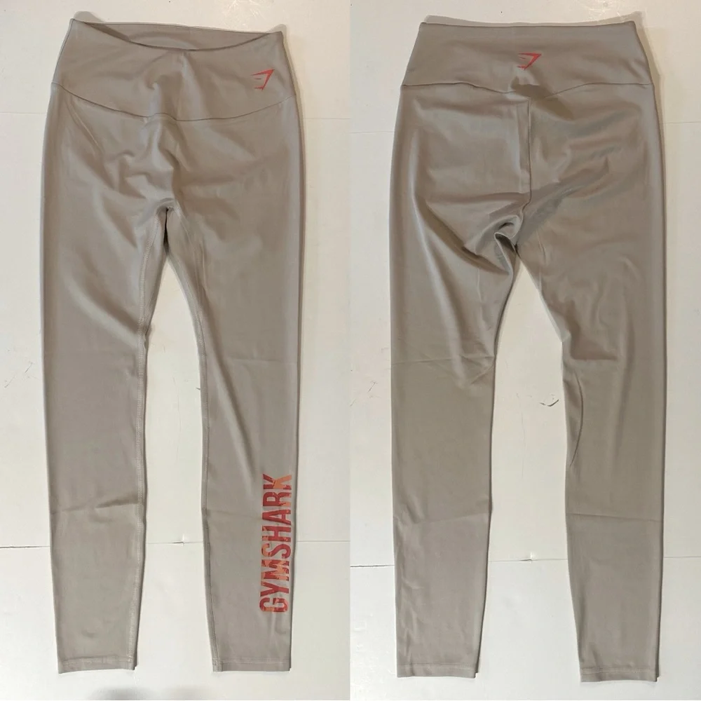 Gymshark Taupe Dreamy Leggings Sz Large - Picture 3 of 8